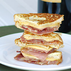 Bacon Monte Cristo Finger Sandwich