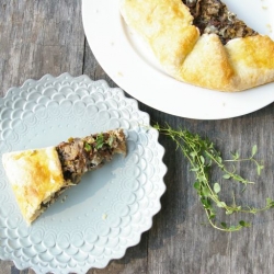 Mushroom and Blue Cheese Galette