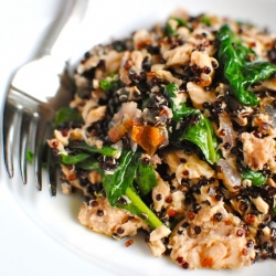 Salmon with Quinoa & Spinach