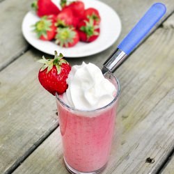 Super Thick Strawberry Milkshake