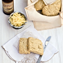 Oktoberfest Beer Cheddar Biscuits