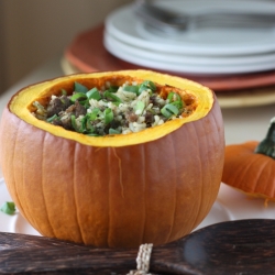 Stuffed Sugar Pumpkin