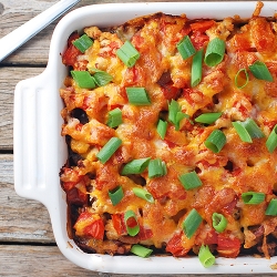 Southwest Black Bean Casserole