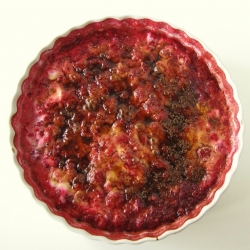 Raspberry Brown Sugar Gratin