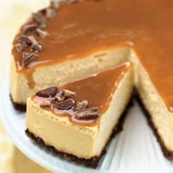 Toffee Crunch Caramel Cheesecake