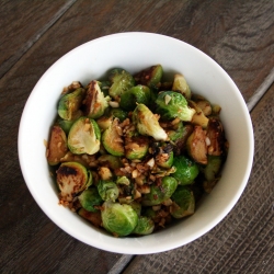 Garlic Ginger Brussel Sprouts