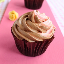 Chocolate and Rose Cupcakes