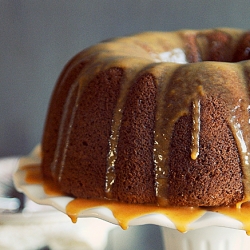 Pumpkin Bundt Cake w/ Glaze