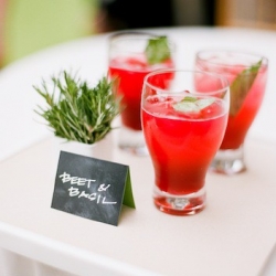 Beet and Basil Cocktail