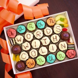 Words with Friends Mini-Cupcakes