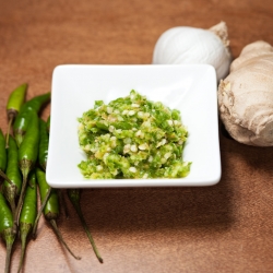 Ginger, Garlic & Green Chilli Paste