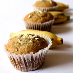 Eggless Banana Muffins