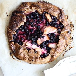 Blueberry and Apple Galette