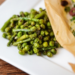 Asparagus, Peas and Basil