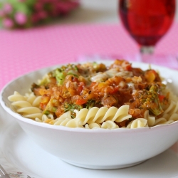 Fusilli Pasta with Neapolitan Sauce