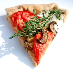 Tomato & Mushroom Pizza