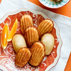 Orange-Honey Madeleines