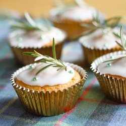 Rosemary Honey Cupcakes