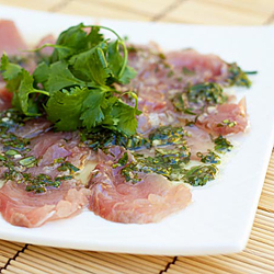 Hamachi (Yellowtail) Carpaccio