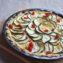 Courgette and Goat’s Cheese Tart