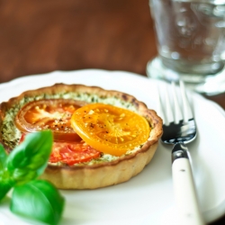 Heirloom Tomatoe Tartelettes