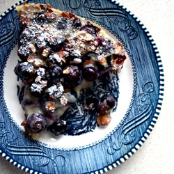 Summer Blueberry Clafouti