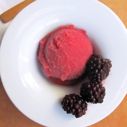 White & Blackberry Sorbet