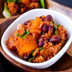 Butternut Squash Chilli with Quinoa