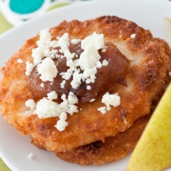 Arepas with Rosemary Pear Spread