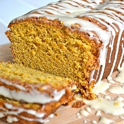 Maple Glazed Sweet Potato Bread