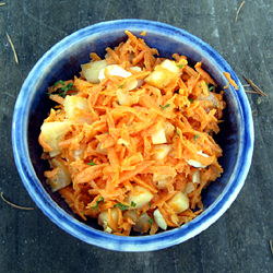 Curried Carrot & Pear Salad