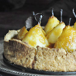 Pear and Custard Tart