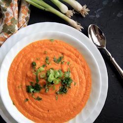 Gingered Coconut and Carrot Bisque