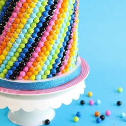 Sixlets Cake