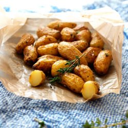 Teeny Tiny Roasted Potatoes