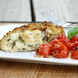 Cheesy Basil Stuffed Chicken