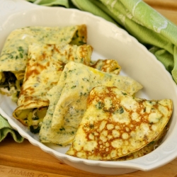 Chard & Saffron Omelet