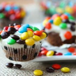 Chocolate Toffee Caramel Cupcookies