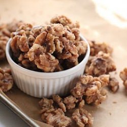 Cinnamon Sugared Walnuts