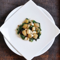 Chickpea Spinach Salad