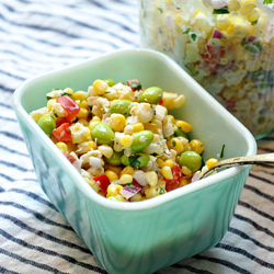 Roasted Corn & Edamame Succotash