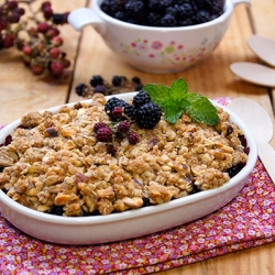 Crumble Crujiente de Moras