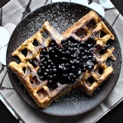 Soaked Sweet Potato Waffles