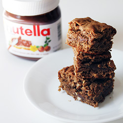 Nutella Blondies