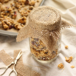 Slow Roasted Cranberry Granola