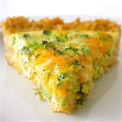 Broccoli & Cheddar Quiche