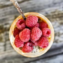 Raspberries In Fall