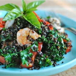 Black Quinoa with Shrimp