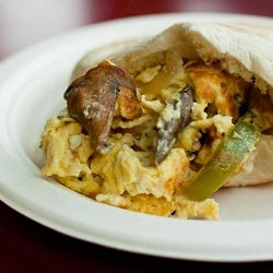 Breakfast Pita Sandwich