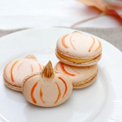 Pumpkin French Macarons